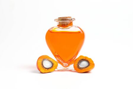 Oil Palm Fruit ripe whole products food bulb bottleの写真素材