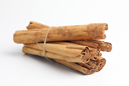 Ceylon cinnamon true flavour aromatic spice の写真素材