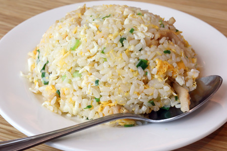 Chinese Fried rice with chicken and egg   の写真素材