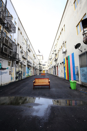 KUALA LUMPUR, MALAYSIA- JANUARY 21, 2018: - 8 Laman Seni, Section 7, Shah Alam, have become a favourite place among both artist and visitor for graffiti art.のeditorial素材