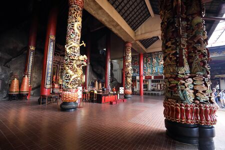 KUALA LUMPUR, MALAYSIA- JANUARY 28,  2018: - The Chin Swee Caves Temple, located 4,600 feet above sea level,  the most scenic site of Genting Highlands. The temple is visited by many not only due its location but also one of the most colourful and decoratのeditorial素材