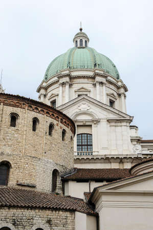 BRESCIA, ITALY - MARCH 21, 2015: Street scenes of the cityのeditorial素材