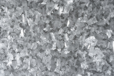 Macrophotography. Close-up of ice crystals.の写真素材