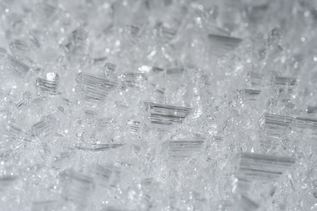 Macrophotography. Close-up of ice crystals.の写真素材