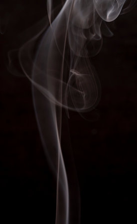 Smoke on a black background. abstract background. high quality photoの写真素材