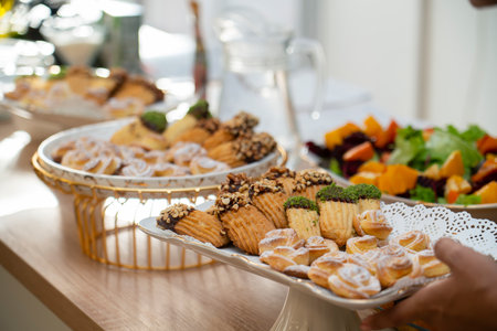 Food prepared in a cooking class. high quality photoの写真素材