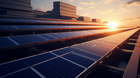 Solar panels close up. High quality photoの素材