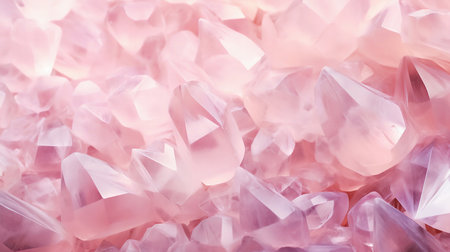Rose quartz crystals background. High quality photoの素材