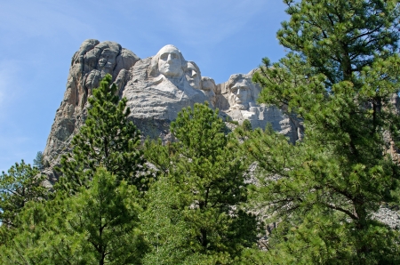 Mount Rushmore National Memorial in the Black Hills near Keystone, South Dakota, USAのeditorial素材