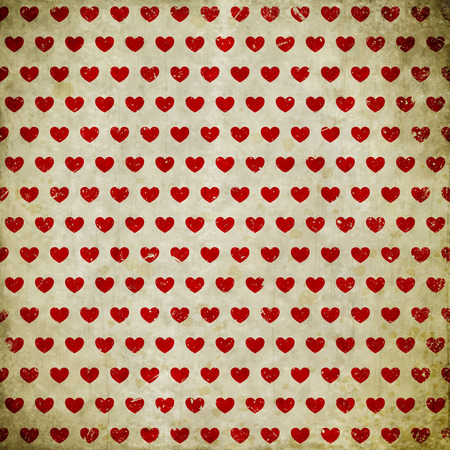 grunge background with hearts