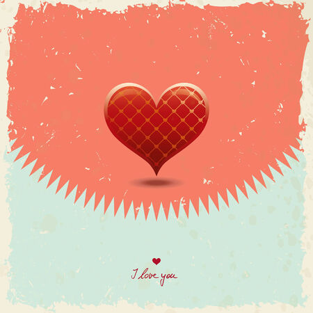 romantic cardのイラスト素材