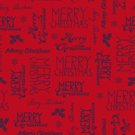Seamless christmas patternのイラスト素材