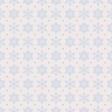 seamless snowflakes patternのイラスト素材