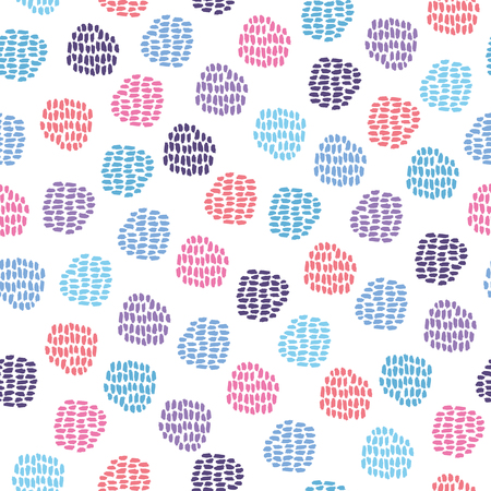 seamless hand drawn patternのイラスト素材