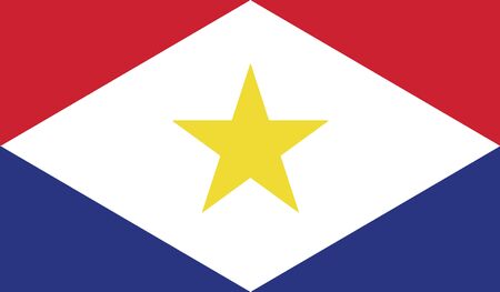 flag of saba vector icon illustrationのイラスト素材