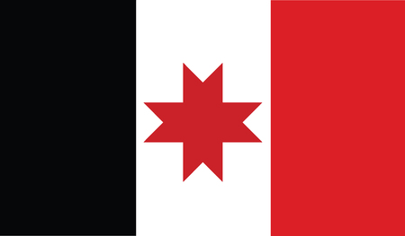 flag of udmurtia vector icon illustrationのイラスト素材