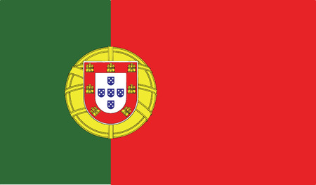 flag of portugal vector icon illustrationのイラスト素材