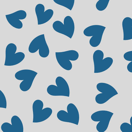 Blue Heart Y2K Indie Patternの写真素材
