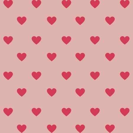 Pink Retro Heart Y2K Pattern