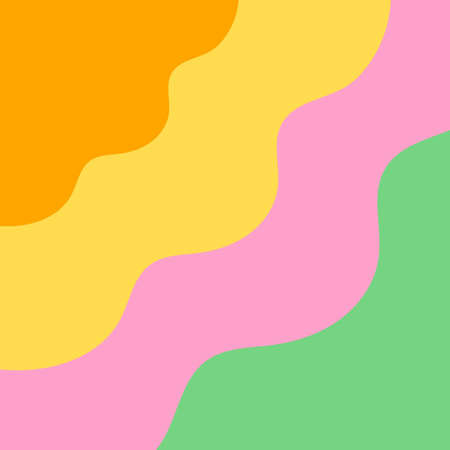 Pastel Abstract Groovy Y2K Patternの写真素材