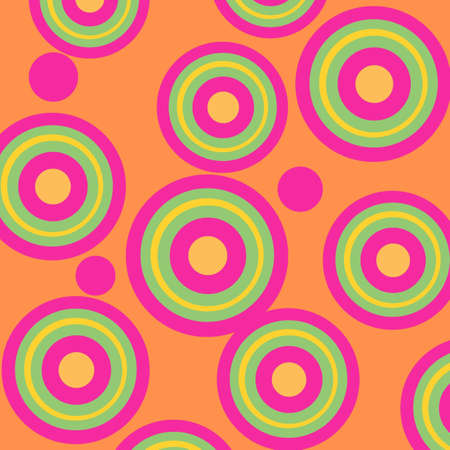 Abstract Circle Neon Y2K Indie Patternの写真素材