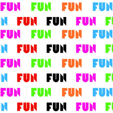 Fun Colorful Typography Cute Fontの写真素材