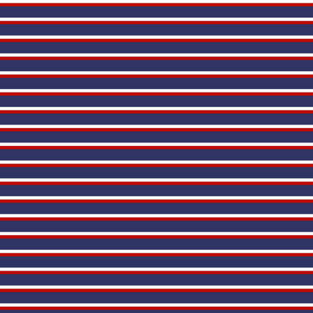 Blue Red White Horizontal Stripes Patternの写真素材
