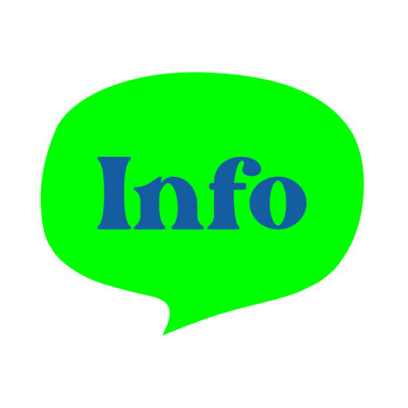 Neon Green Info Words For Small Business