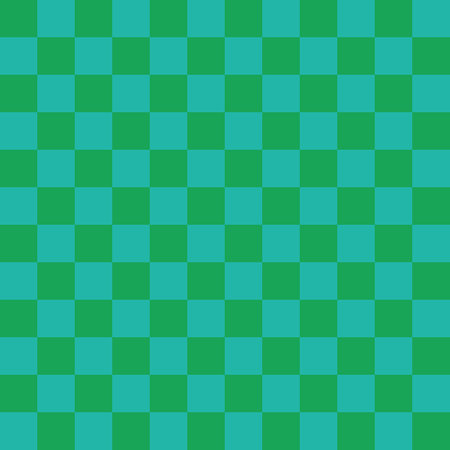Mini Green Blue Checkered Chessboard Y2K Pattern