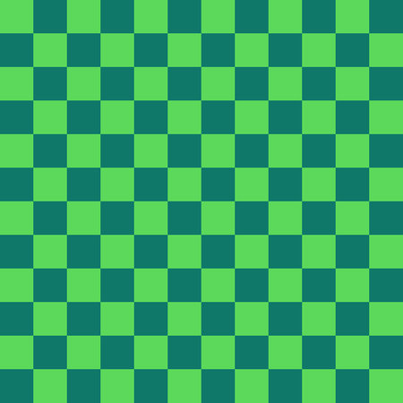 Mini Green Blue Checkered Chessboard Y2K Pattern