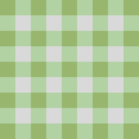 Seamless tartan plaid pattern. Vector illustration. Green background. Sage Green Purple Check Gingham Patternの写真素材