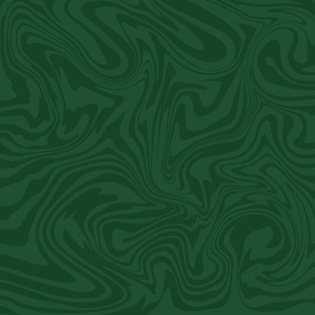 Abstract background of green color with a pattern of lines and spots. Hippie 70s Green Marble Liquid Swirl Boho Patternの写真素材