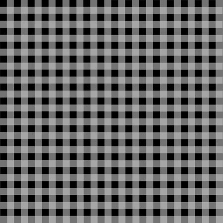Seamless pattern with black and white checkered background. Grey Gingham Checkerboard Pattern