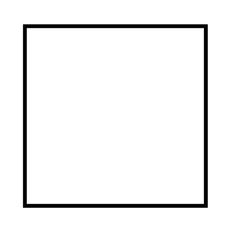 Square frame border with copy space. Simple modern design. Vector illustration. stampの写真素材