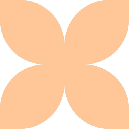 Abstract flower pattern in pastel colors on a white background. Vector illustration. Mid Century Modern Pastel Peach Flower Petalの写真素材