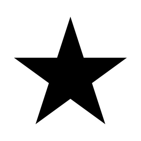 star symbol isolated icon vector illustration design  black and white and flat styleの写真素材