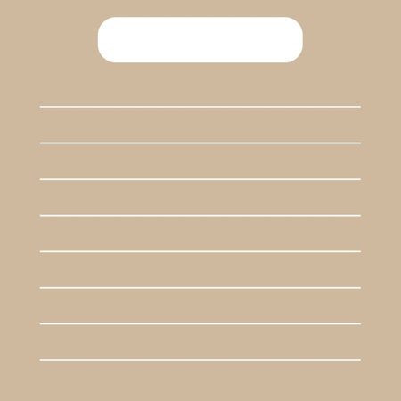 Blank paper sheet with copy space for text. Vector illustration. To Do List Organizer design Lined templateの写真素材