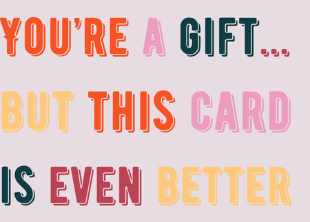 Holiday Gift Card Quotes Typography. Cute hand drawn font. Vector illustration.の写真素材