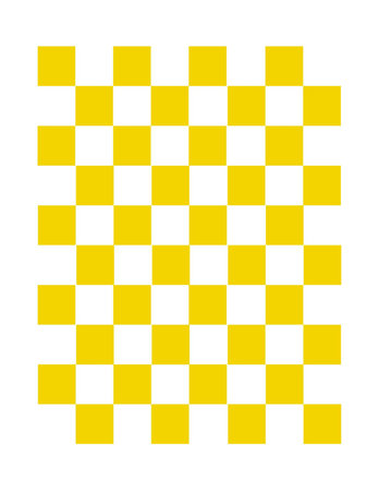 Vector checkered background. Yellow and black checkerboard pattern. yellow white checkerboard plaid patternの写真素材