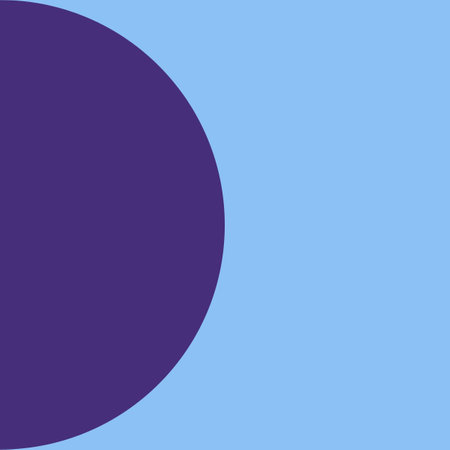 Abstract background with a circle in the center. Vector illustration for your design. Blue Half Circle Half Moon Mid Century Modernの写真素材
