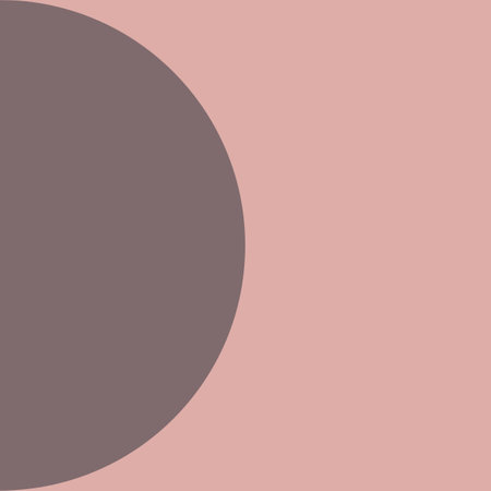 Abstract background with circles in pastel colors. Vector Illustration. Pink Half Circle Half Moonの写真素材