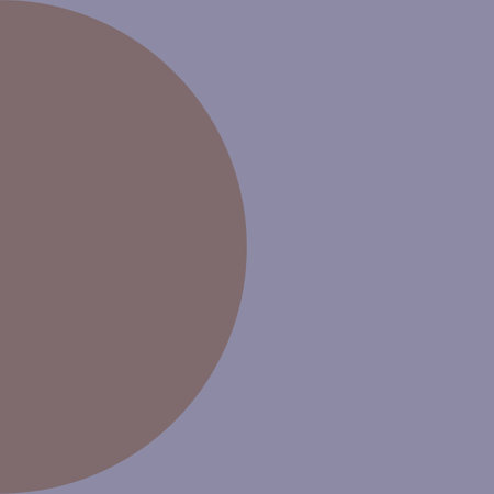 Deep Purple Half Circle Half Moon Mid Century Modernの写真素材