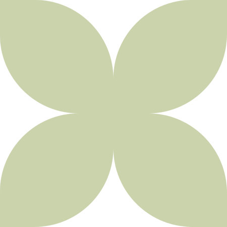 Seamless pattern with stylized flowers in pastel colors. Mid Century Modern Sage Green Petalの写真素材