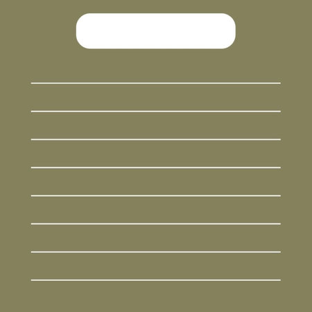 Blank sheet of paper for notes. Vector illustration in flat style. To Do List Organizer design Lined templateの写真素材