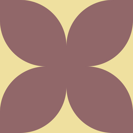 Seamless pattern with abstract flowers in brown and beige colors.の写真素材