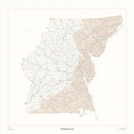 Highly detailed administrative and political map of the United Kingdom with borders, cities, roads and railways. vintage map of tennessee america usaの素材