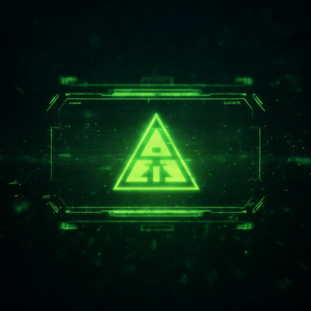 Futuristic HUD elements on a dark background. Vector illustration. Cyber Attack Barricade Tape Lines 4K Animation, Warning Barricade Tape, Police Tape, Crime Sceneの素材