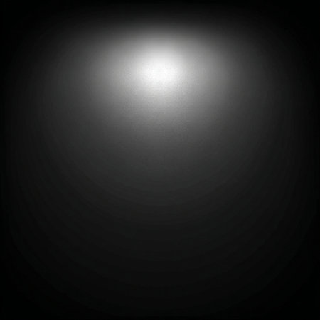 Illustration of a black abstract background with a spotlight on the center. black minimalist backgroundの素材