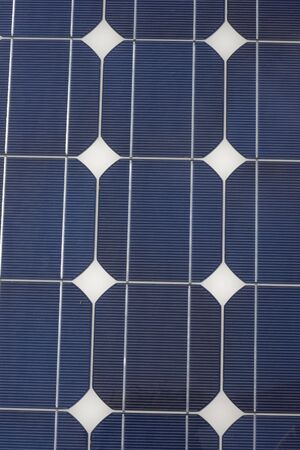 Close up of a solar panel.