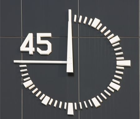 This is the type of clock that is found at a race track for athletes.  の写真素材
